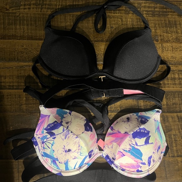 Victoria Secret Swimsuit bikini bundle32B 34b Size small bottoms - Picture 3 of 3